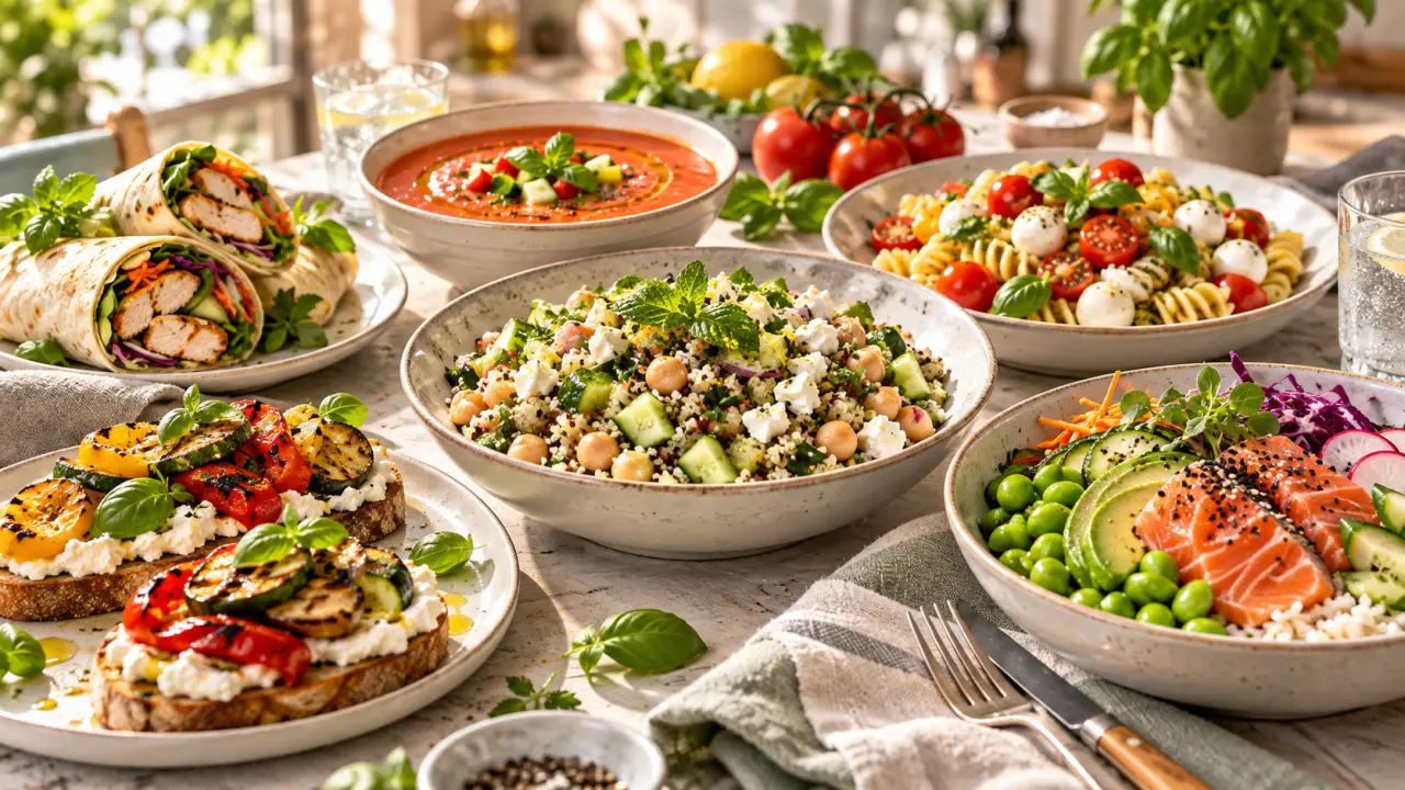 Repas de canicule : 6 assiettes froides, complètes et rapides à préparer