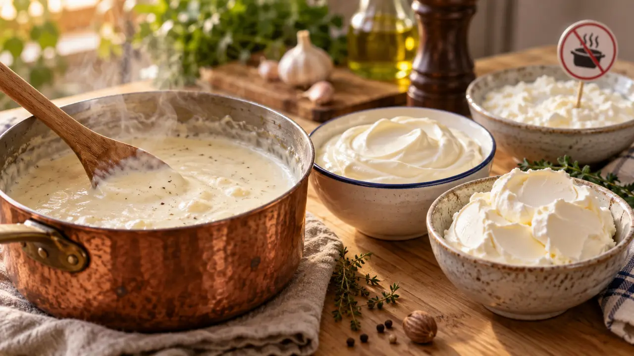 Remplacer la crème fraîche : ce qui tient à la cuisson et ce qui ne tient pas