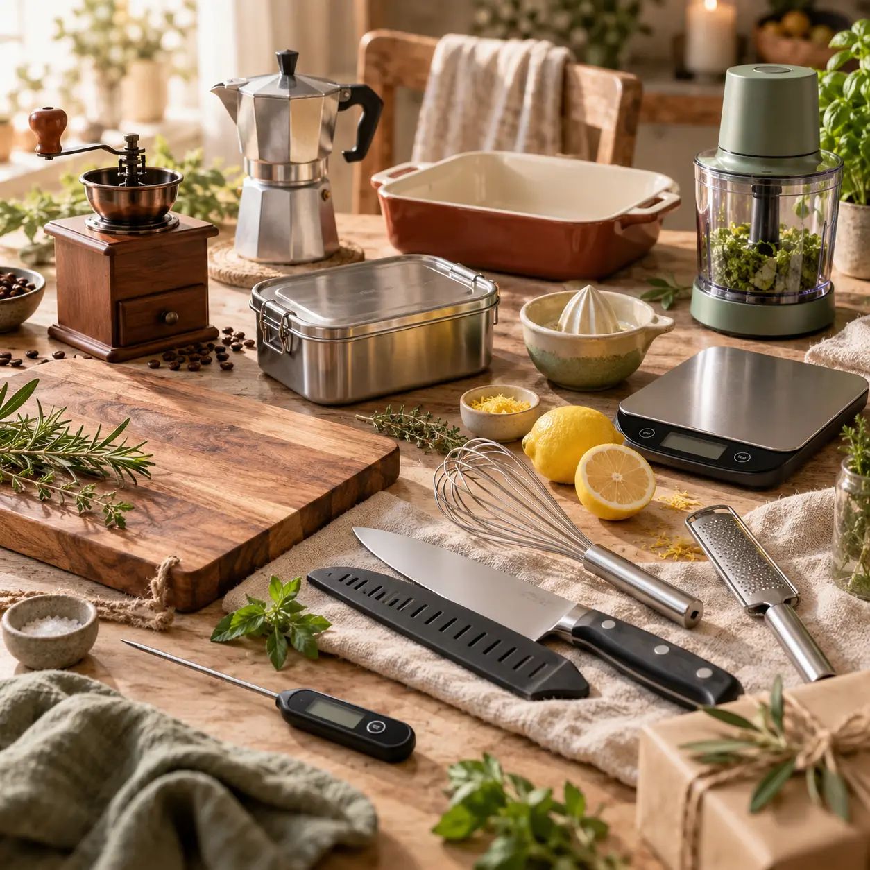 12 idées cadeaux pour la cuisine : des objets utiles selon le profil et le budget