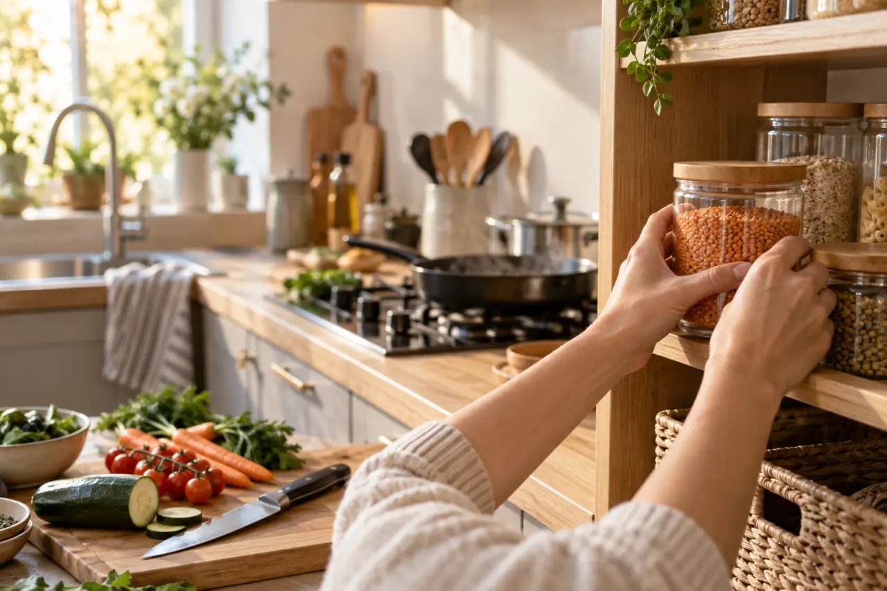 Organiser sa cuisine : la méthode des 4 zones pour gagner en efficacité