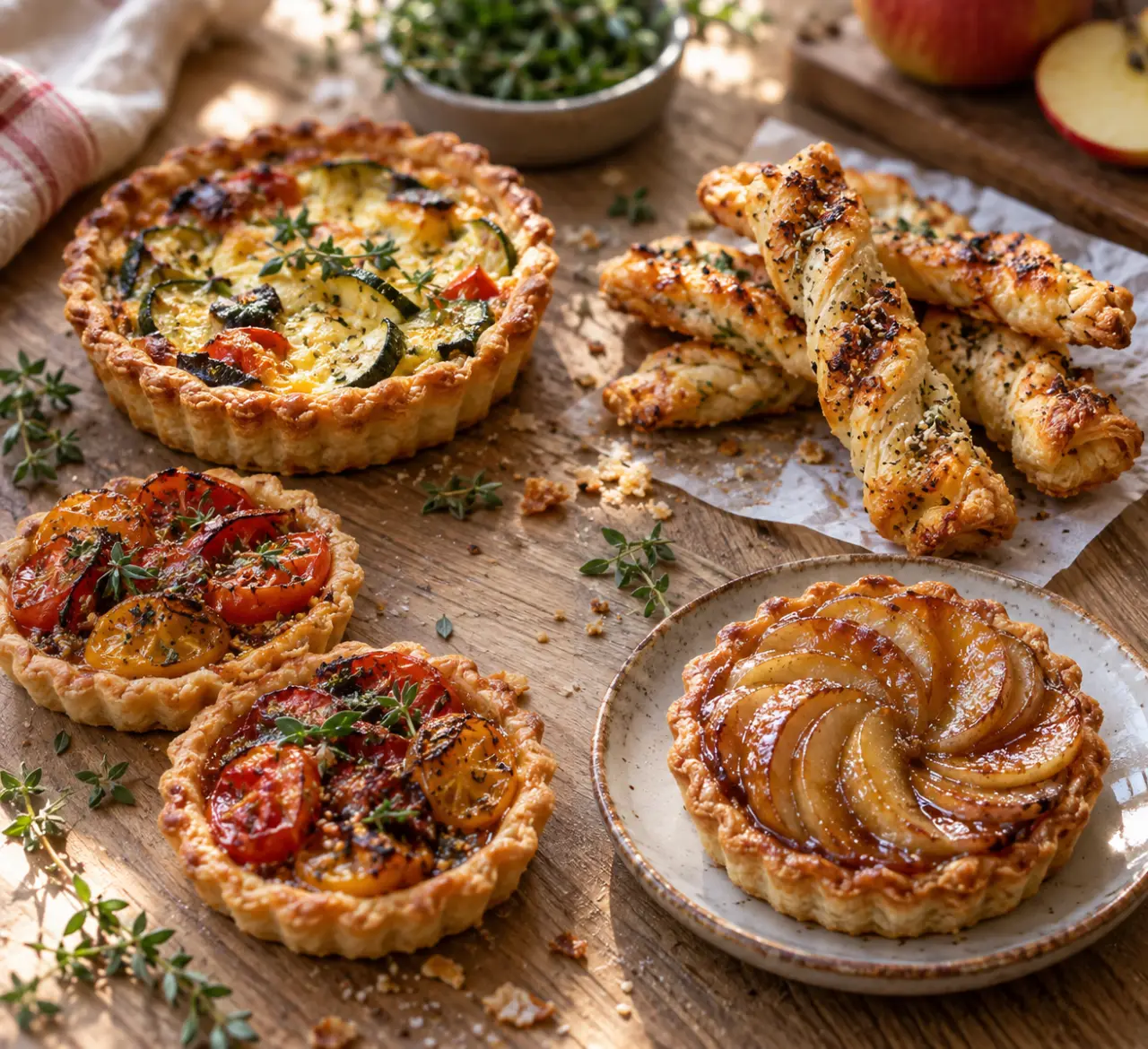 Que faire avec une pâte brisée ? 4 formats pour le dîner, l’apéro ou le dessert