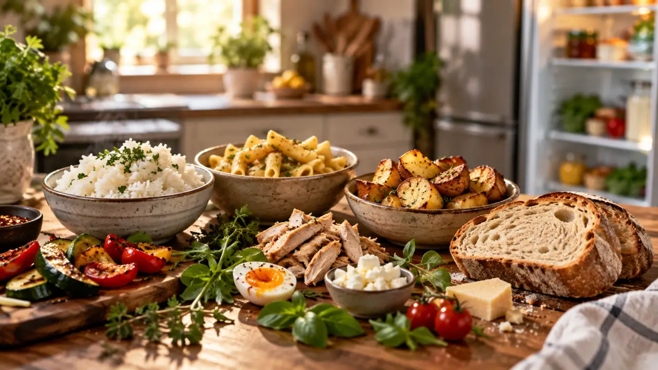 Recette avec le reste du frigo : 4 bases pour transformer les petits restes en repas