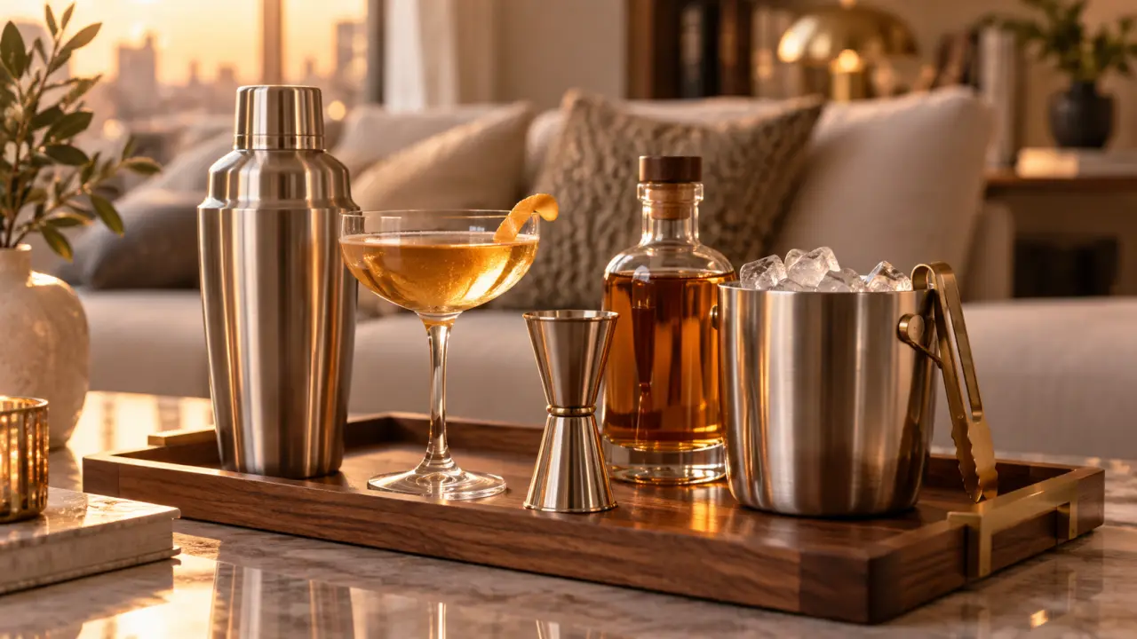 Bar à la maison : 5 indispensables pour recevoir sans encombrer le salon
